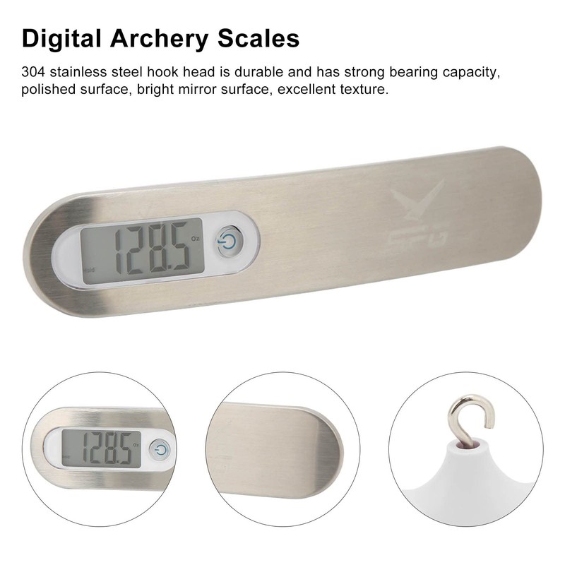 Digital Archery Scale 110lbs/50kg High Precision 4 Units Backward Archery