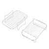 Double Layer Baking Grill Stainless Steel Dishwasher Safe Heat Evenly