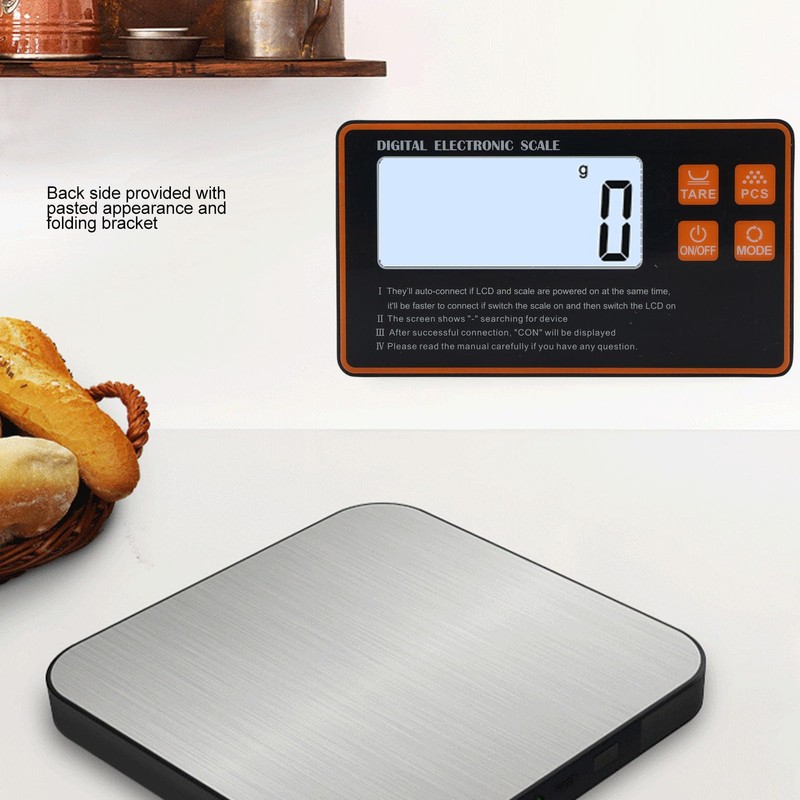Generic Kitchen Scale, 15KG LCD Display Remote Display Food Scales
