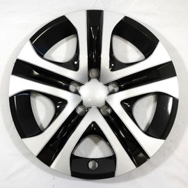 Brighter Design Set of 4 Silver w/Black 5 Spoke 17" Wheel Covers for Toyota RAV4 LE 2013-2018