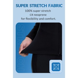 Lemorecn Women's Wetsuit Top 2mm Long Sleeve Super-Stretch Neoprene Jacket for Diving, Surfing, Snorkeling & Water Sports (2098green-L)