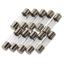 SeKi Micro Fuse 15.0 A, 5 x 20 mm, Fast Blow, Pack of 10 Glass Fuses, 250 V