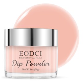 EODCI Nude Dip Powder Color, Nail Dipping Powder French Powder Pro Collection System Nail Art Starter Manicure Salon DIY at Home, Odor-Free&Long-Lasting, No Needed Nail Lamp Curing, 1 Oz