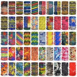 Versatile High-Elasticity Sun Protection Gear: Badminton Knee Pad, Magic Head Scarf, Outdoor Riding Mask Size/79 20ea