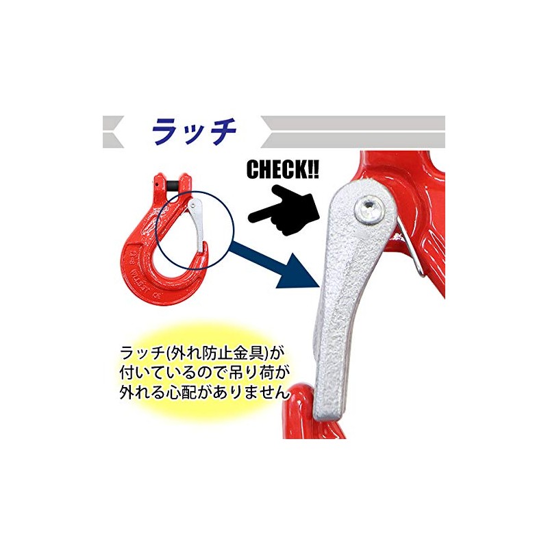 cshklr33r2t Slip Hook, Sling Hook with Latch, Clevis Type, Pin