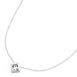 sukueasuwarohusuki- 1 Row Necklace Silver (n3232 – R)