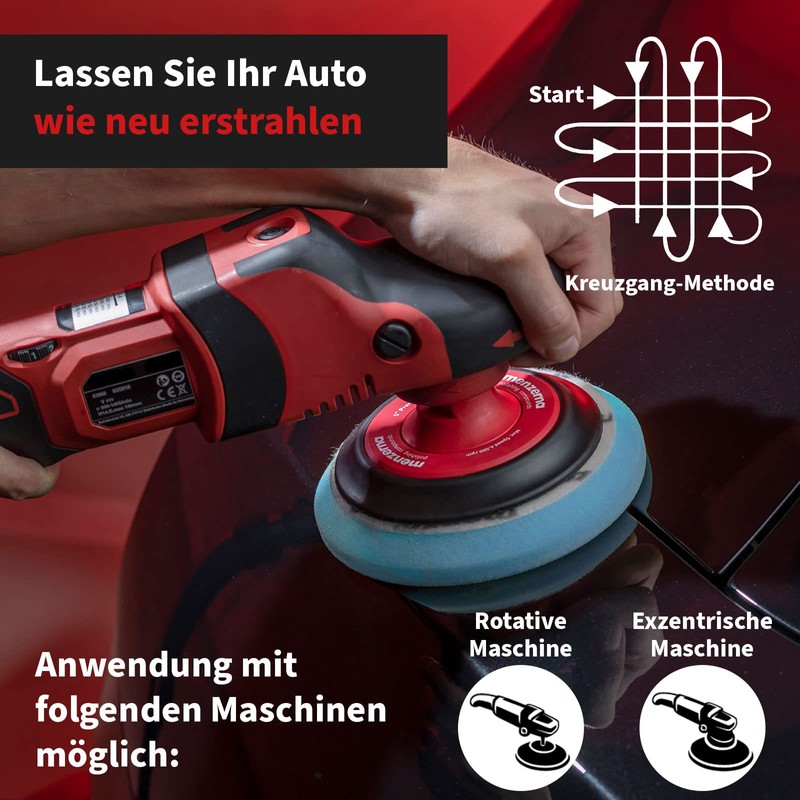 detailmate Set - Menzerna Wax Foam Pad - 150 mm