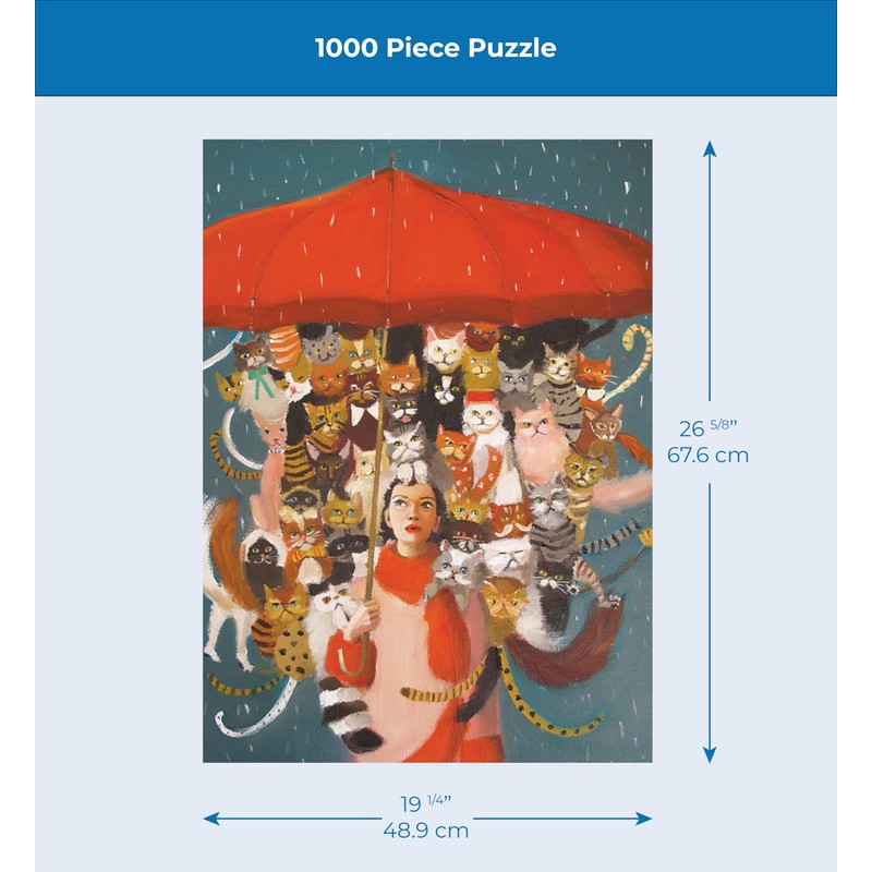 New York Puzzle Company - Janet Hill The Cat Countess