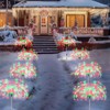 Enhon 4 Pack Plug in Christmas Pathway Firework Lights, 1440