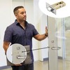 Tabanzhe Tubular Latch-45mm Polished Chrome Tubular Durable Latch Standard Interior