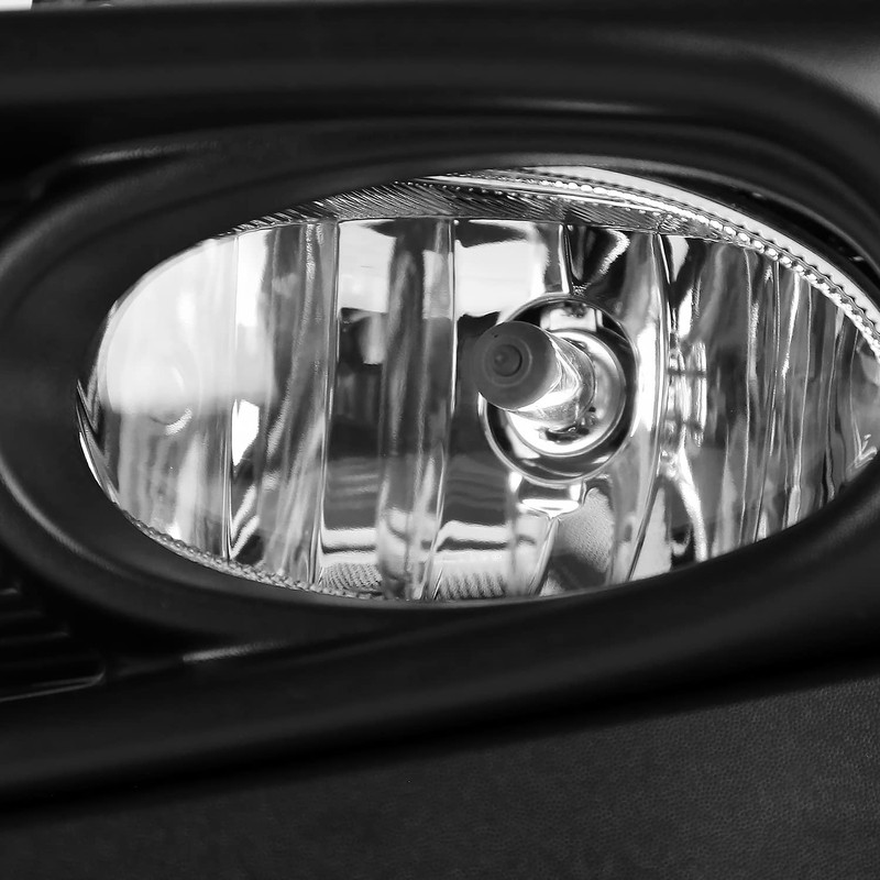 Spec-D Tuning Clear Driving Fog Lights + Bulbs + Switch