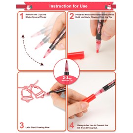 YITHINC Glitzerstifte Magische Stifte, Geschenke für Mädchen, Einschulung Mädchen, Mädchen Geschenke 4-12 jahre, 48 Outline Stifte Zauberstifte für Schultüte Füllung