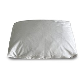 Green Natural and Organic Shredded Latex Pillow - Queen Size - GOLS Certified Organic - Adjustable Bed Pillows for Sleeping - Soft Pillow for Side and Back Sleepers - Zippered Organic Cotton Cover