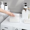 rejomiik Thick Acrylic Dryer Sheet Holder Clear Container for Laundry