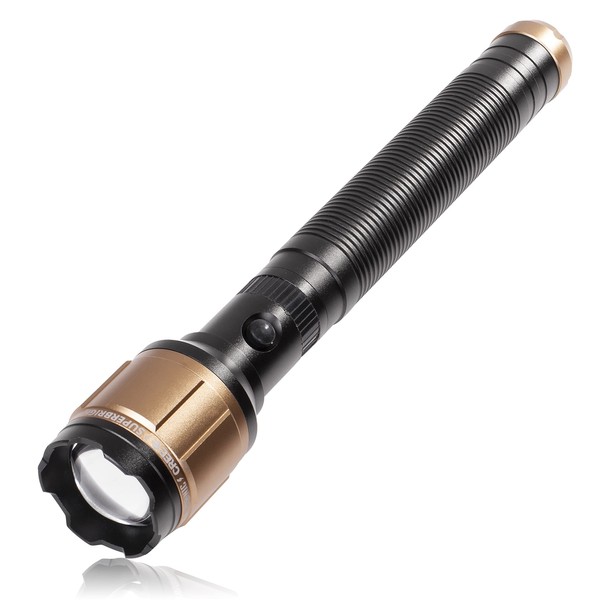 Duronic Rechargeable Torch Flashlight RFL903C, Hand Held LED Portable Light,