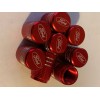 OEM 4x RED FORD Tire Valve Stem Caps For Car,