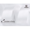 Vitalizart White Satin Ribbon 2.5 cm x 22.8 m for
