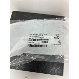 Harting 4 Module Non-Gendered Retaining Frame, Hinged 16B 09140160371 136-1446