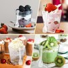 Eupako 25 Pack 5 OZ Plastic Mini Dessert Cups with