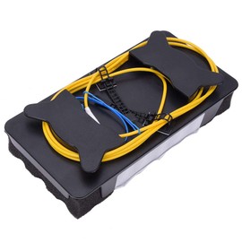 OTDR Fiber Optic Launch Cable Box LC/UPC-LC/UPC Test Extension Cord Single Mode with 500M OTDR Extension Cord