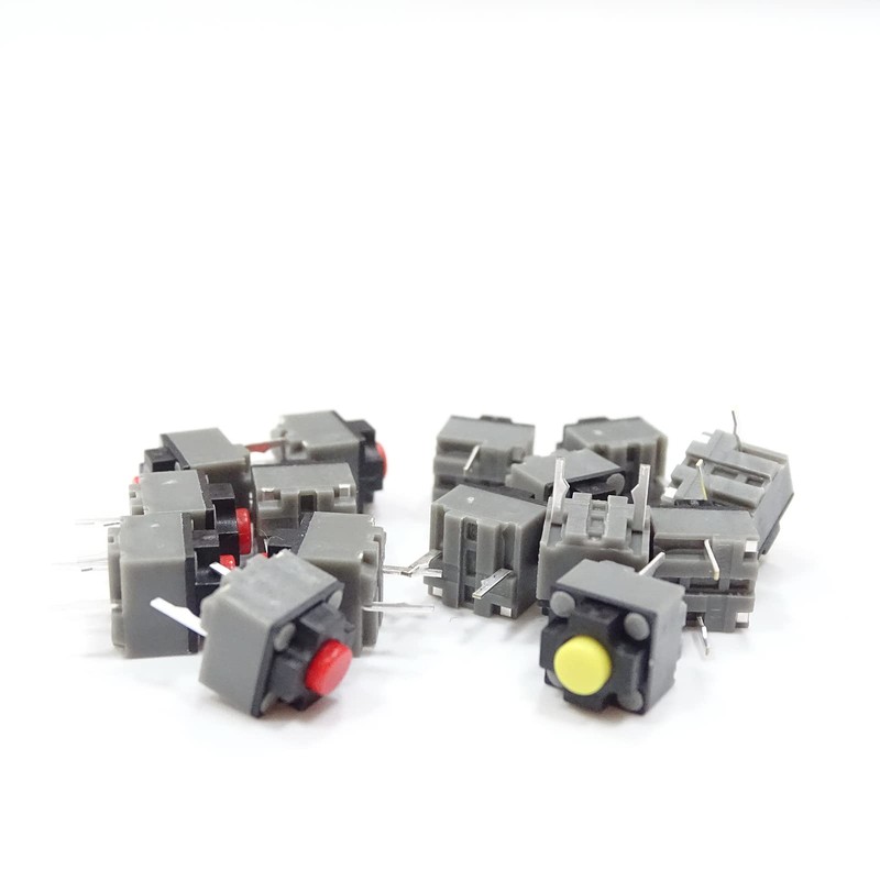 5PCS Kailh Square Silent Micro Switch - 6x6x7.3mm Mute Switch