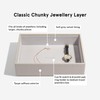 Stackers Taupe Classic Medium Jewellery Box Chunky Jewellery Layer