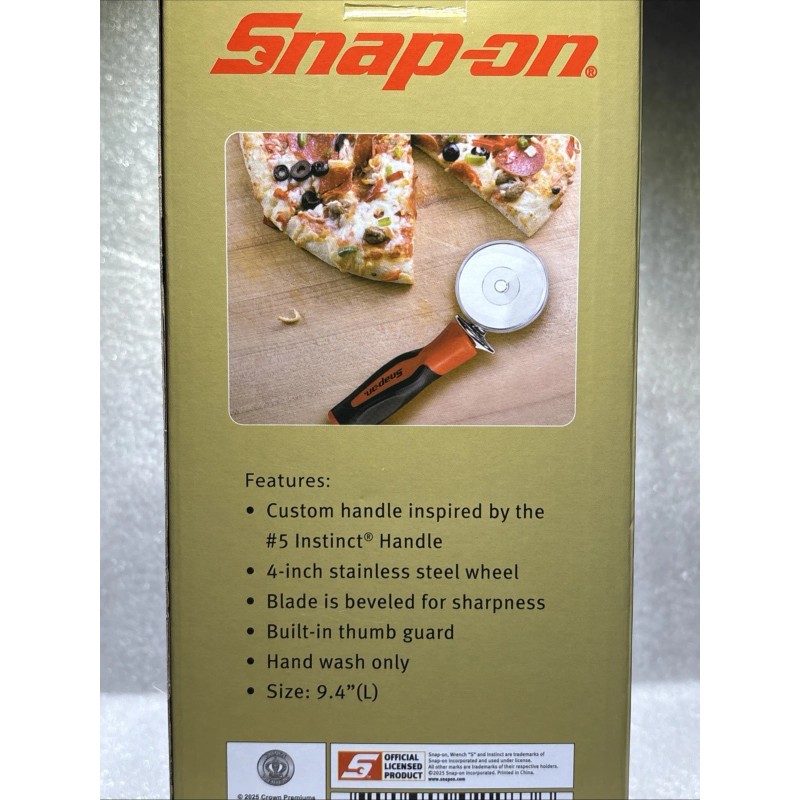 Snap-on New Snap-on Tools Instinct Handle Inspired Pizza Cutter