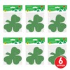 Beistle Printed Shamrock Cutouts 60 Piece, 5", Green
