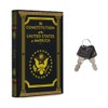 Fake Book Box - Small Safe Box with Key Lock