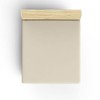 Single Fitted Sheet 90 x 200 cm Cream