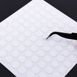 600pcs Double-Sided Mounting Putty, 0.39 Inch Clear Adhesive Dots Transparent Glue Tape Stickers Round Sticky Acrylic Tack Putty Removable No Trace Wall Putty for Hanging Photo Pictures Posters