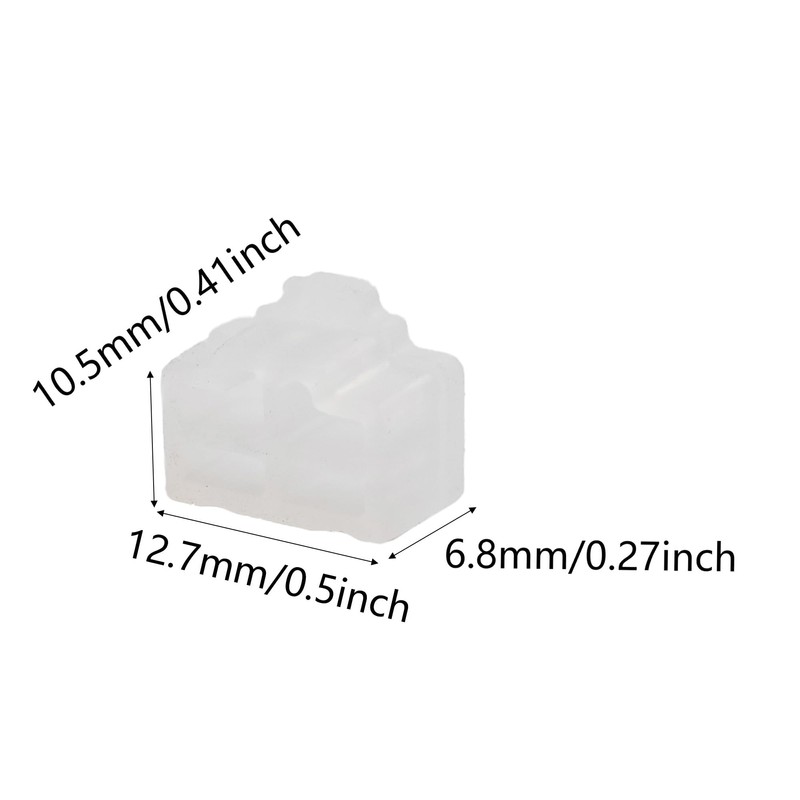 PDETVEO 40PCS RJ45 Port Covers, Silicone Ethernet Dust Protector Caps