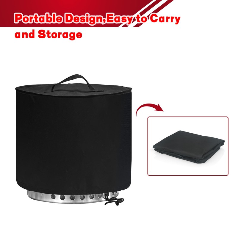 Round Fire Pit Cover for Solo Stove Ranger 15 Inch,
