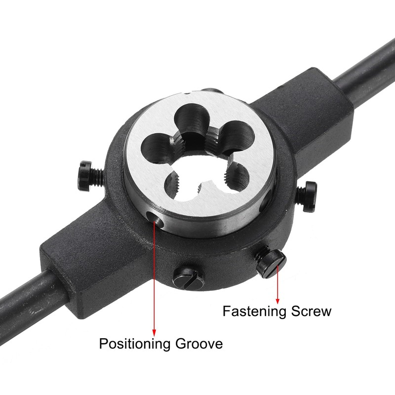 sourcing map 1/4-20 UNC Tap and Die Set 20mm Round