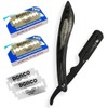 Kazakiri Dark Wood Deep Razor (Supervised by Professional Barbers), For