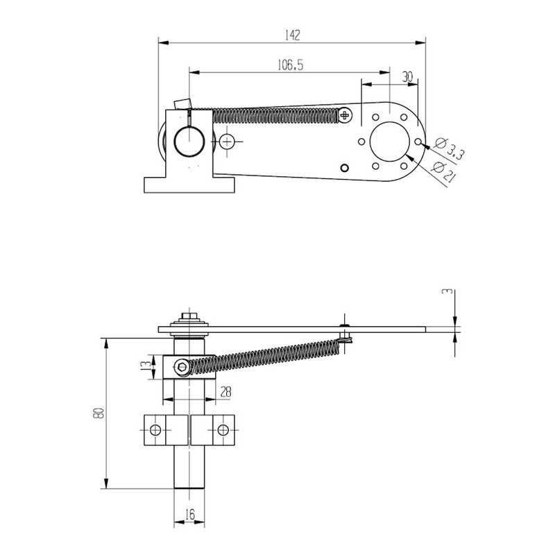 Aluminium Alloy Holder Encoder, Repair Stand Bracket Accessories, EB015 Encoder