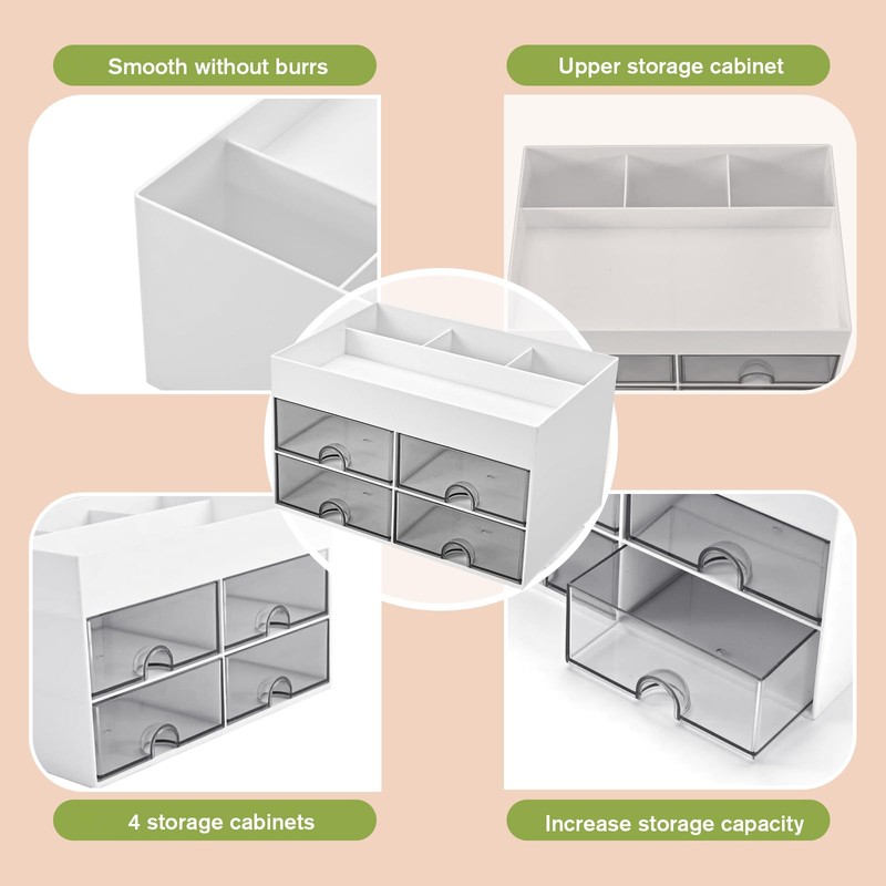 MumdoYAL Schreibtisch Organizer Utensilienschalen - Praktische Schubladen für eine perfekte