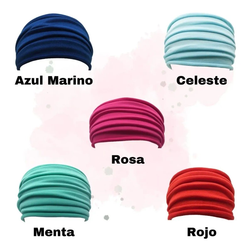 Diadema Para Cabello Flexible Scrunchie Banda De Tela 1pz