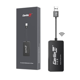 CarlinKit Aftermarket Wireless CarPlay/Android Adapter, Only for Aftermarket Car Radio with Android System, Support Online Update, Apple Android Screen mirroring, Plug & Play, Screen Mirroring