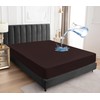 Sufdari Waterproof Mattress Protector, Small Double (4FT), 122x190cm, Brown, Microfiber,