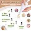 9-Piece Reusable Piping Bags and Tips Set- Cotton Baking Kit