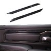 Korlot 2Pcs Carbon Fiber Front Door Panel Decor Trim Cover