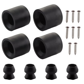 HNeekyr Trailer Door Holder Kit Low Profile Rubber Door Holder Trailer Horse Window Bumper Fits for RV Camper Trailer 4 Pack