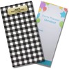 Black & White Buffalo Plaid Disposable Bathroom Guest Towels Check