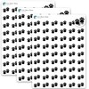 Paw Pet Planner Stickers / 54 Gold Foil (1/2”) /