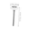 Operitacx 4pcs Nylon Garage Door Rollers Door Track Steel for