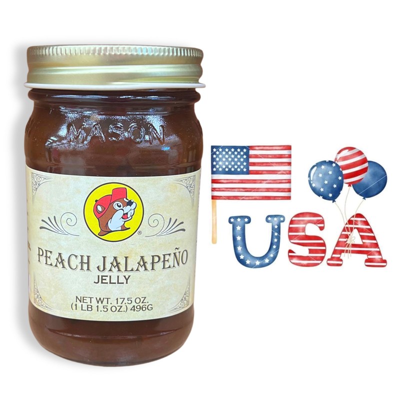 Buc-ee's Jams and Jellies (Peach Jalapeño Jelly)