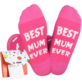 Jeasona Mothers Day Gifts for Mum Gifts Birthday Mother's Day Presents for Mummy Best Mum Socks 6-9