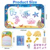 Magic Water Doodle Mat,Large Foldable Kids Painting Doodle Drawing Mat