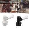 2Pcs Home Brewing Ball Lock Keg Connector + 8mm‑1/4in FFL